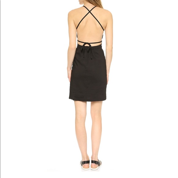 THEORY Black Linen “Crunch Amela Dress” Size 10 - Picture 4 of 4